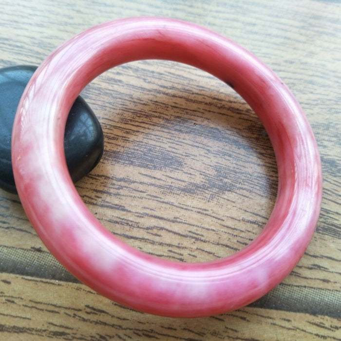 10% OFF- 50/51/52mm Certified Natural Red Jadeite Emerald A*Jade HandCarved Bangle A000