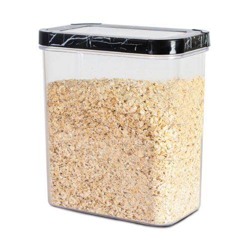 food storage contents and components flat lay