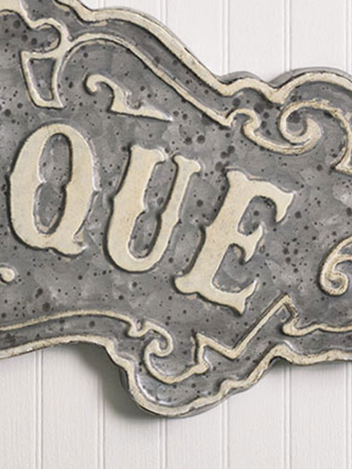 Antique Metal Sign