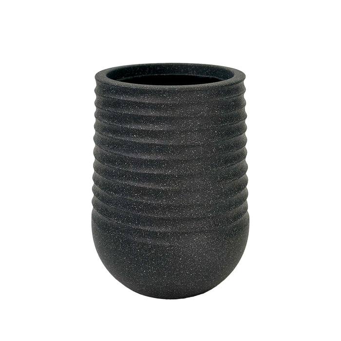 Artimis Mediterranean Beige Pot 53x69.5 Terrazzo style, eco-friendly & weatherproof. Lightweight.