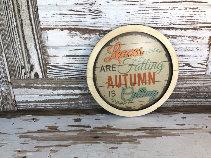 Autumn is Calling Sign