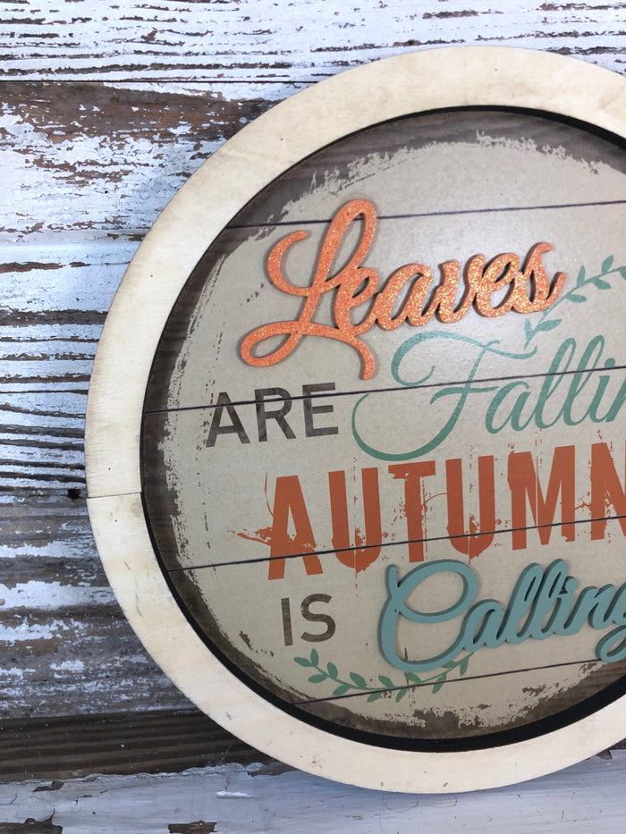 Autumn is Calling Sign