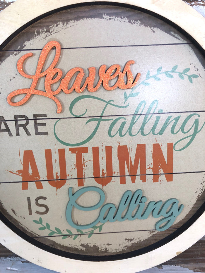 Autumn is Calling Sign