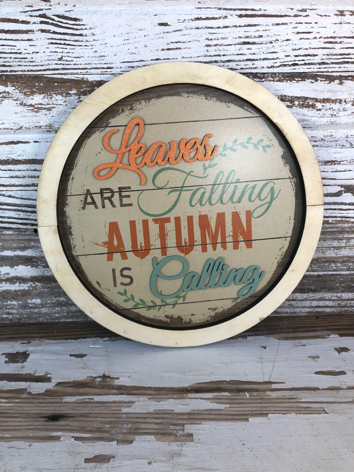 Autumn is Calling Sign