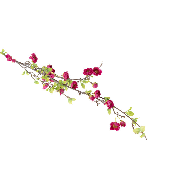 Blossom Dark Pink Silk Flower Stem