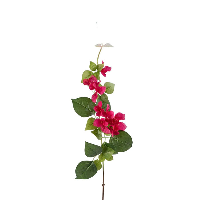 Bougainvillea Cerise Silk Flower Stem - 82cm