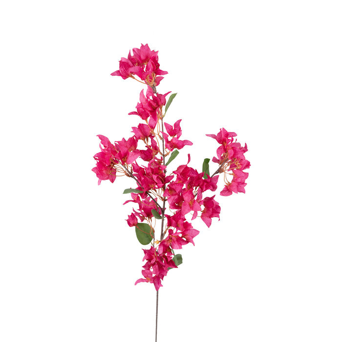 Bougainvillea Pink Silk Flower Stem - 115cm. Close up. Buy from Plant Couture.