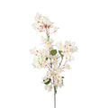Bougainvillea White Silk Flower Stem - 115cm