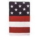 Chenille American Flag Blanket