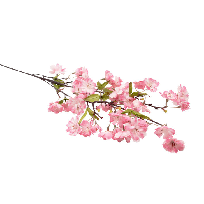 Cherry Blossom Pink Silk Flower Stem - 90cm