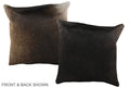 Chocolate Cowhide Pillow #A36391