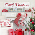 Corrugated Metal Merry Christmas Sign