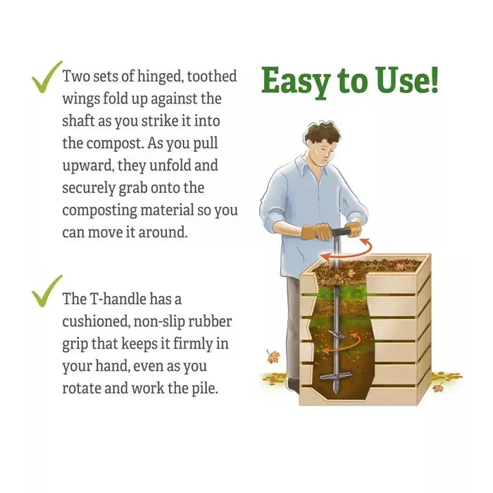 Double Up Compost Aerator