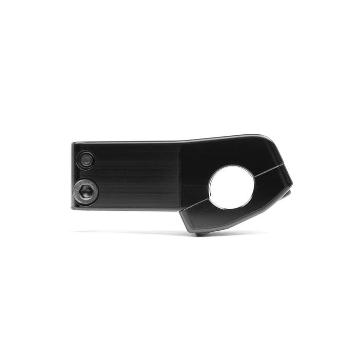 Eclat 1023 Stem (22.2mm Clamp) in limited edition black metal, CNC machined with two visible bolts, photographed on a white background.