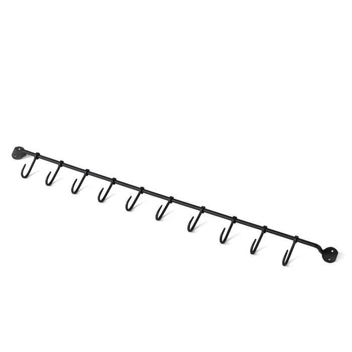 Forged Iron Rack With Hooks