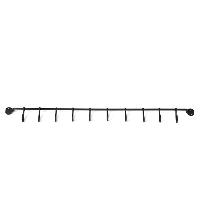 Forged Iron Rack With Hooks