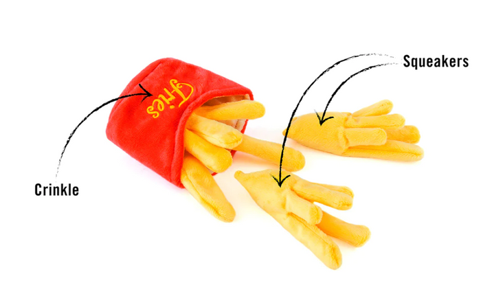 French Fries Dog Toy