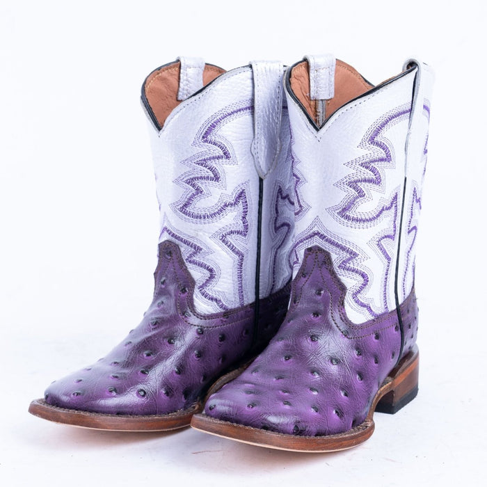 Girls Ostrich Boots