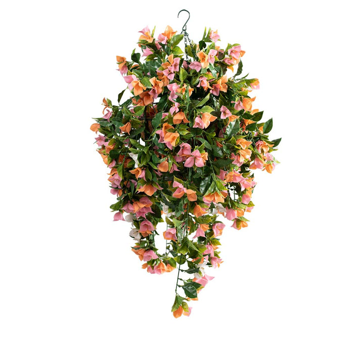 Hanging Basket with Bougainvillea Light Pink (M) UV 92cm