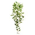 Hanging Real Touch Hoya Leaves Bush - 95cm. Close up. Trailing down. Pink colouring on the leaf. Available from Plant Couture.