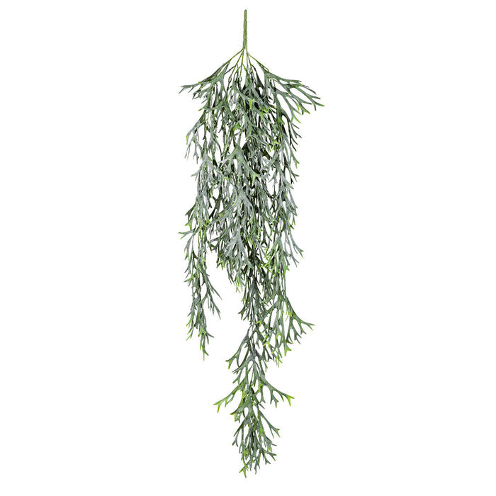 Artificial Hanging Staghorn 100cm Grey-Green colour
