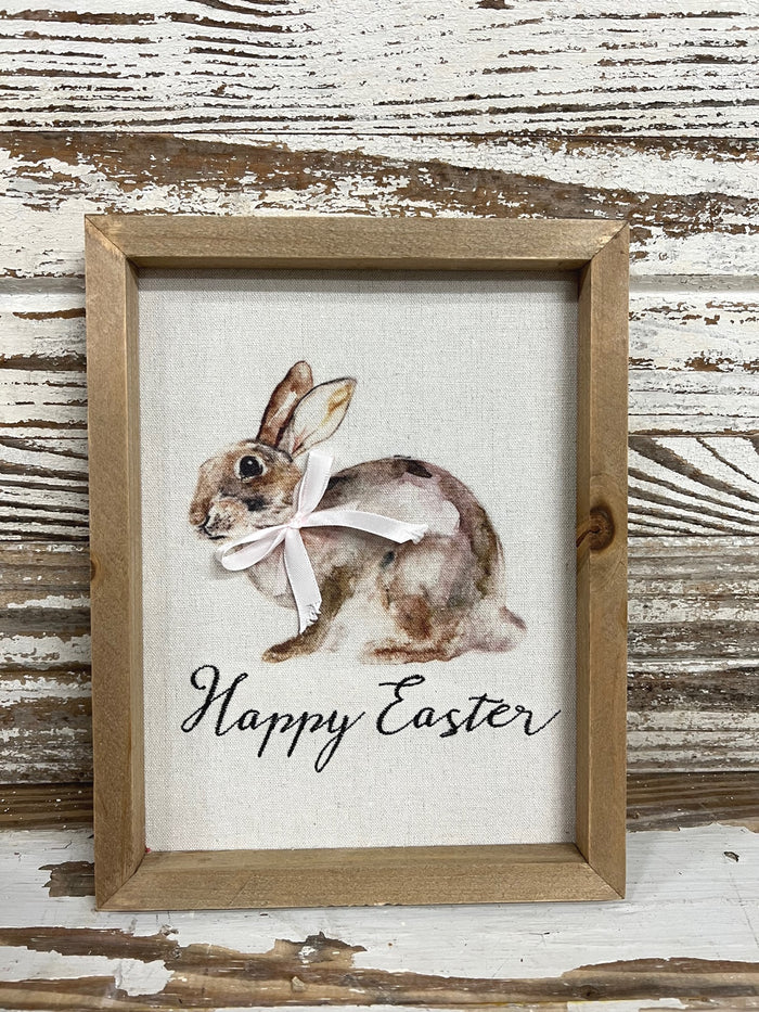 Happy Easter Framed Sign