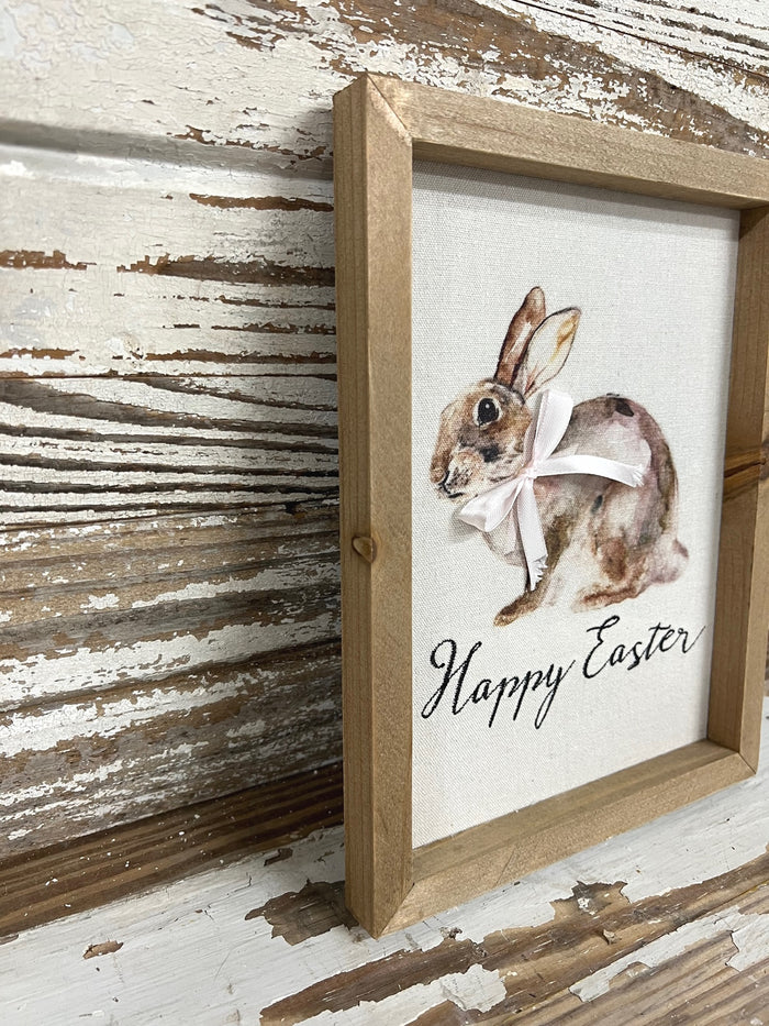 Happy Easter Framed Sign