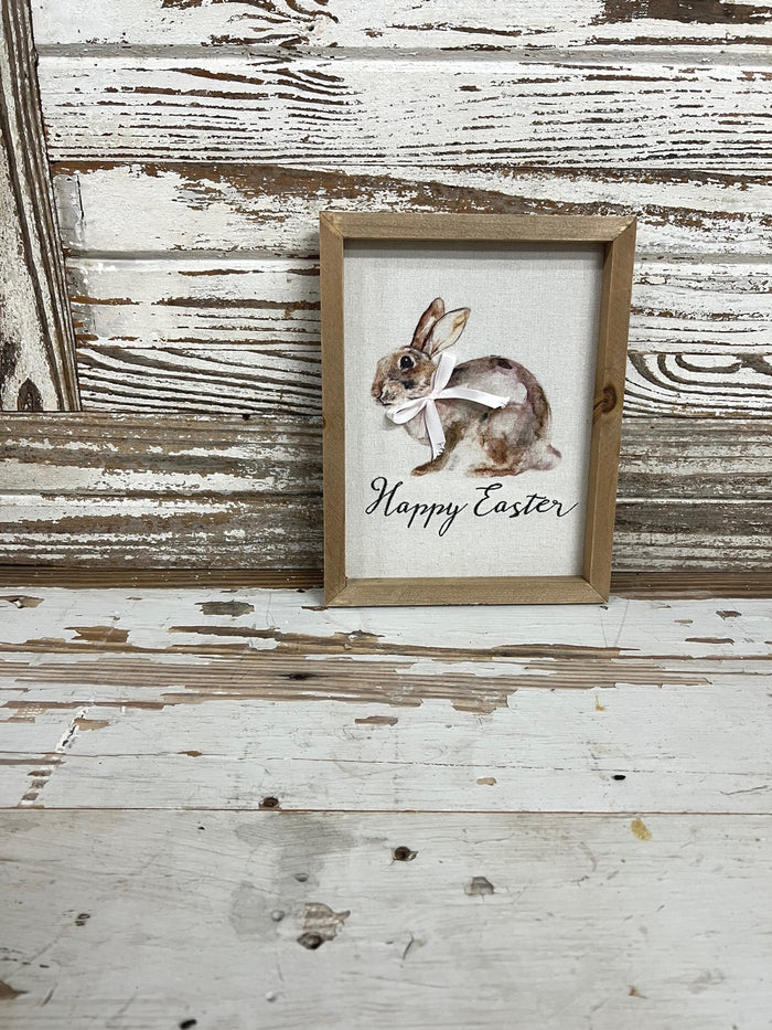 Happy Easter Framed Sign