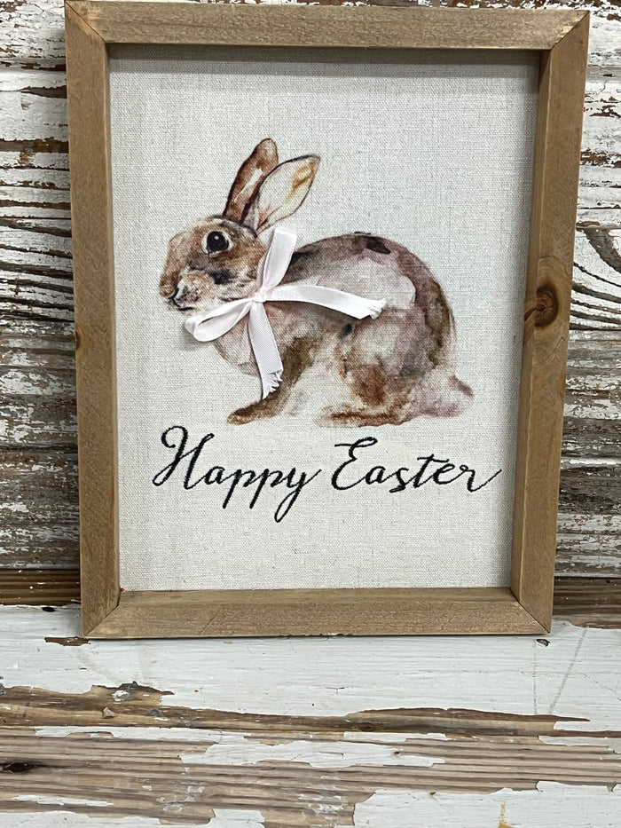 Happy Easter Framed Sign