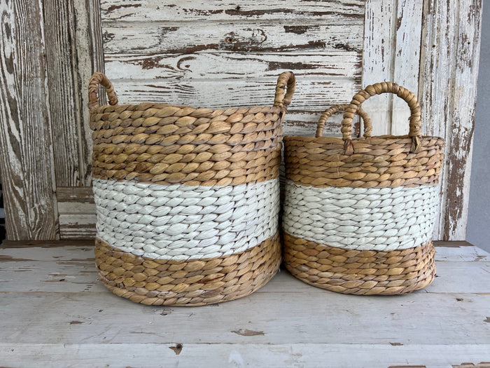 Hyacinth Handled Baskets