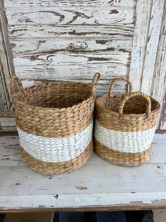 Hyacinth Handled Baskets
