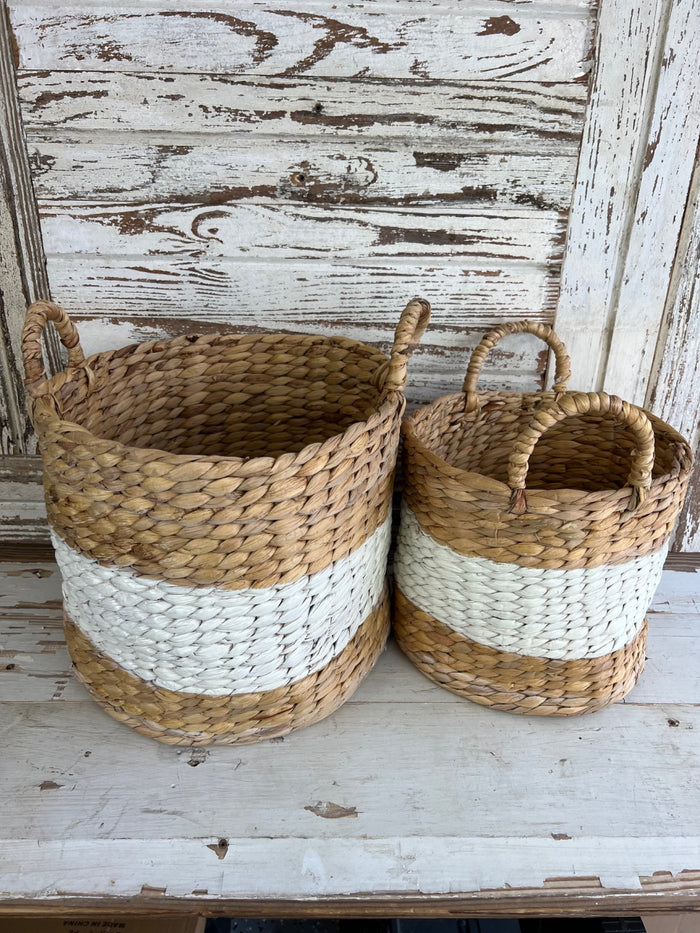 Hyacinth Handled Baskets