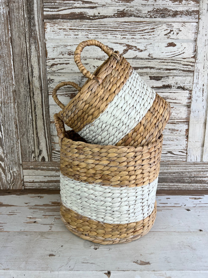 Hyacinth Handled Baskets