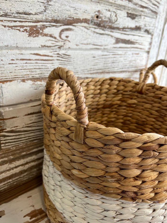 Hyacinth Handled Baskets