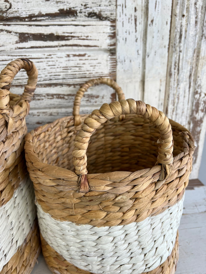 Hyacinth Handled Baskets