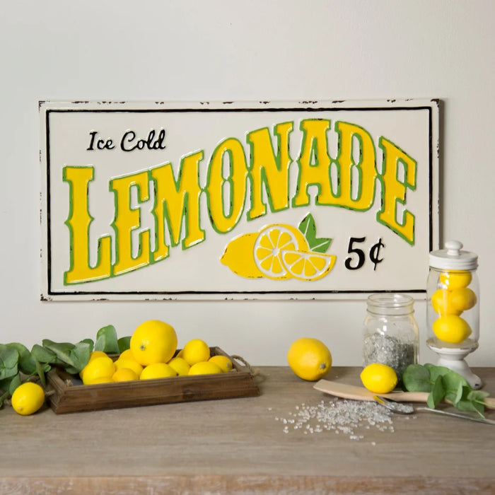 Ice Cold Lemonade Sign