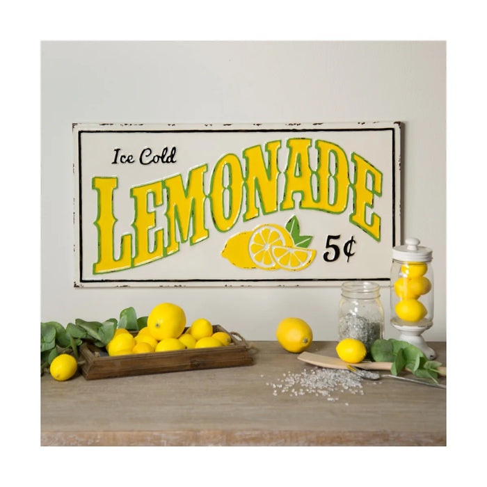 Ice Cold Lemonade Sign