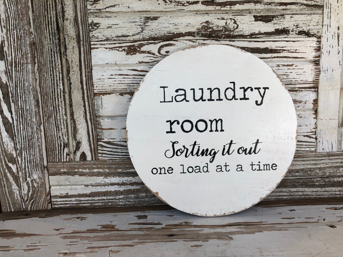 Laundry Sorting Sign