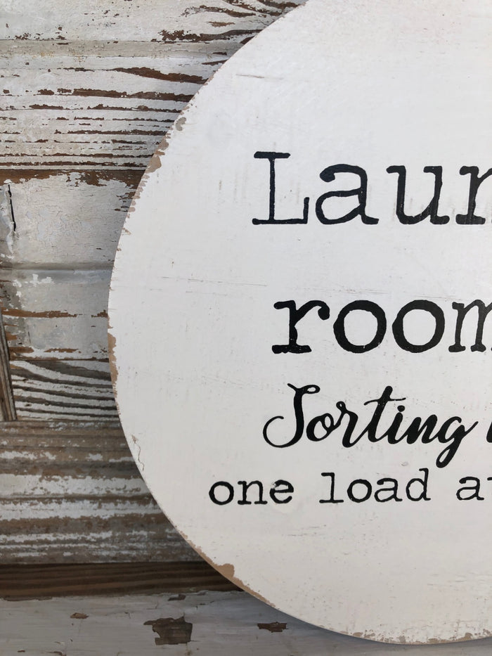 Laundry Sorting Sign