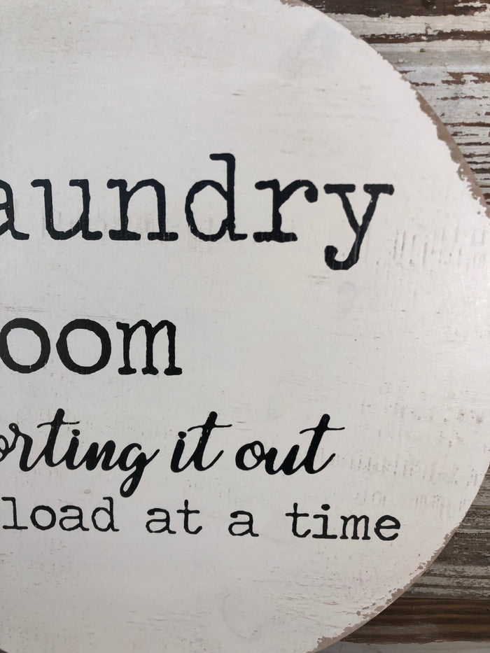 Laundry Sorting Sign