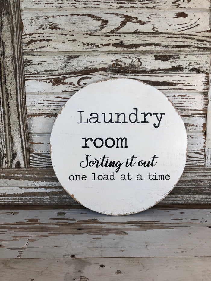 Laundry Sorting Sign