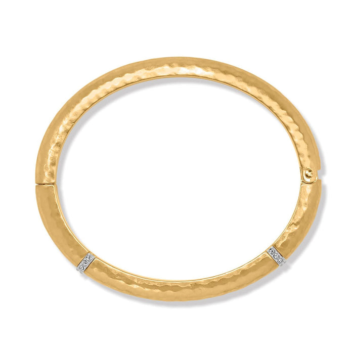 Meridian Geo Hinged Bangle
