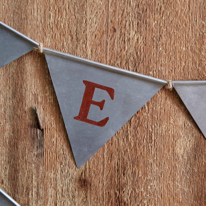 Merry Christmas Zinc Banner