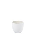 Plant Couture - Artificial Plant Pot - Montana Medium Gelcoat - White