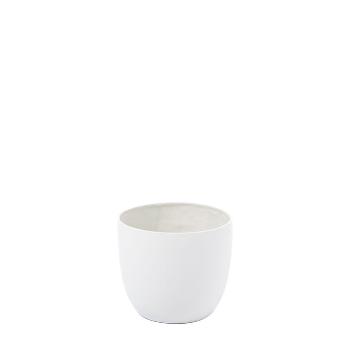 Plant Couture - Artificial Plant Pot - Montana Medium Gelcoat - White