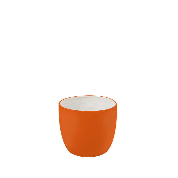 Plant Couture - Artificial Plant Pot - Montana Medium - Pure Orange