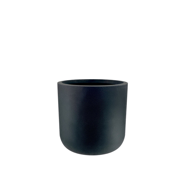 Light weight Polyresin Newport Planter XL Coal Black
