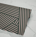 Oblique Avocado Wallcovering