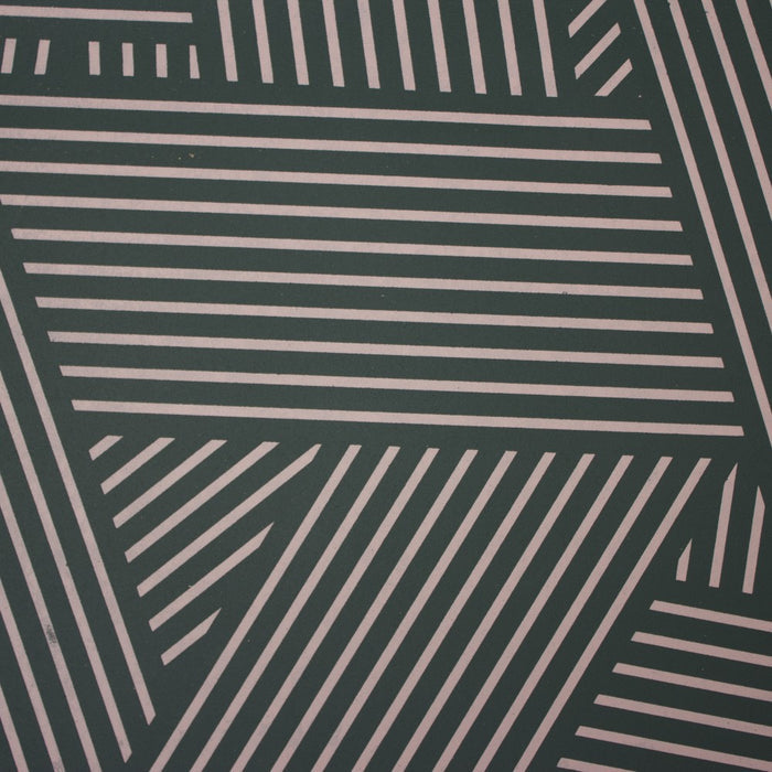 Oblique Avocado Wallcovering