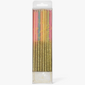 Pastel with Gold Glitter Candles